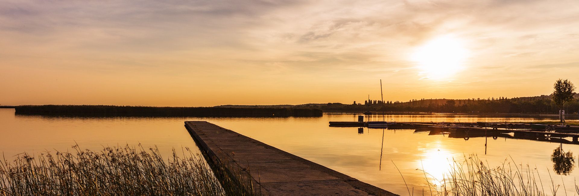 Gárdony – stég a Velencei tavon