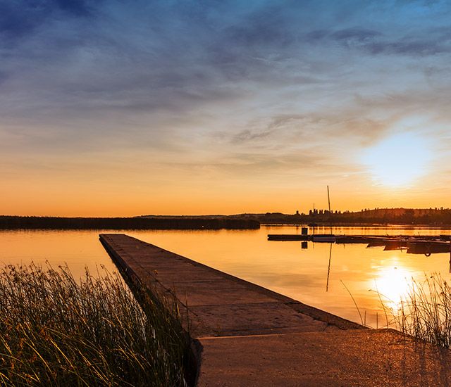 Gárdony – stég a Velencei tavon
